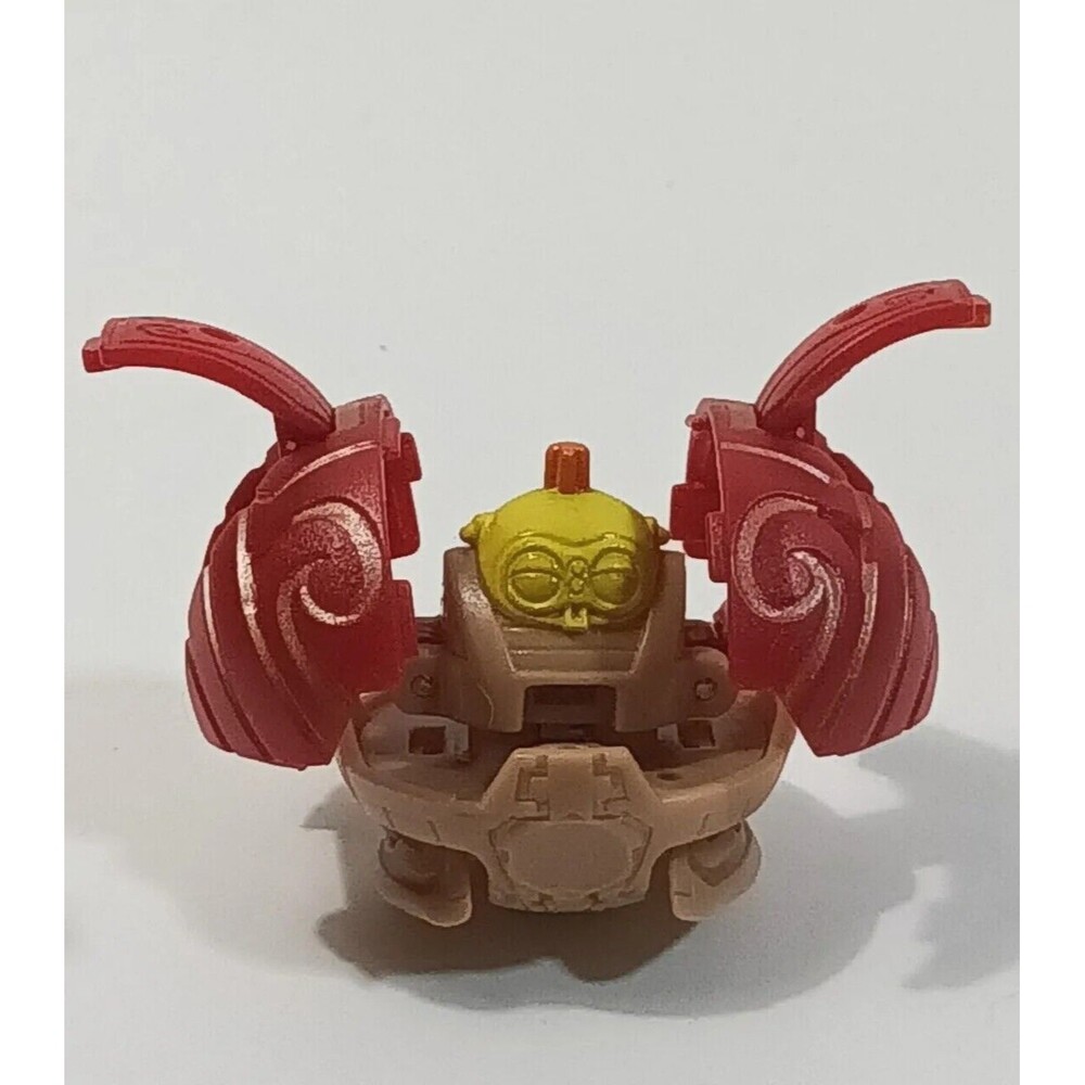 Bakugan Battle Brawlers Pyrus Red Beige Clayf 570g Ball Rare